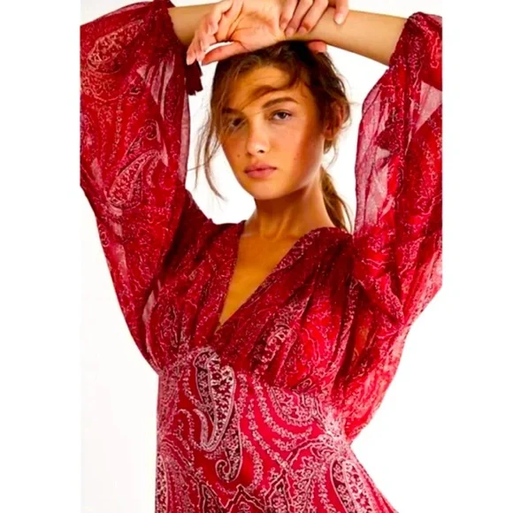 Gorgeous Bandanna Print Maxi Dress - Picture 2 of 7